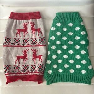 🐾Holiday small dog sweaters 🎄❄️